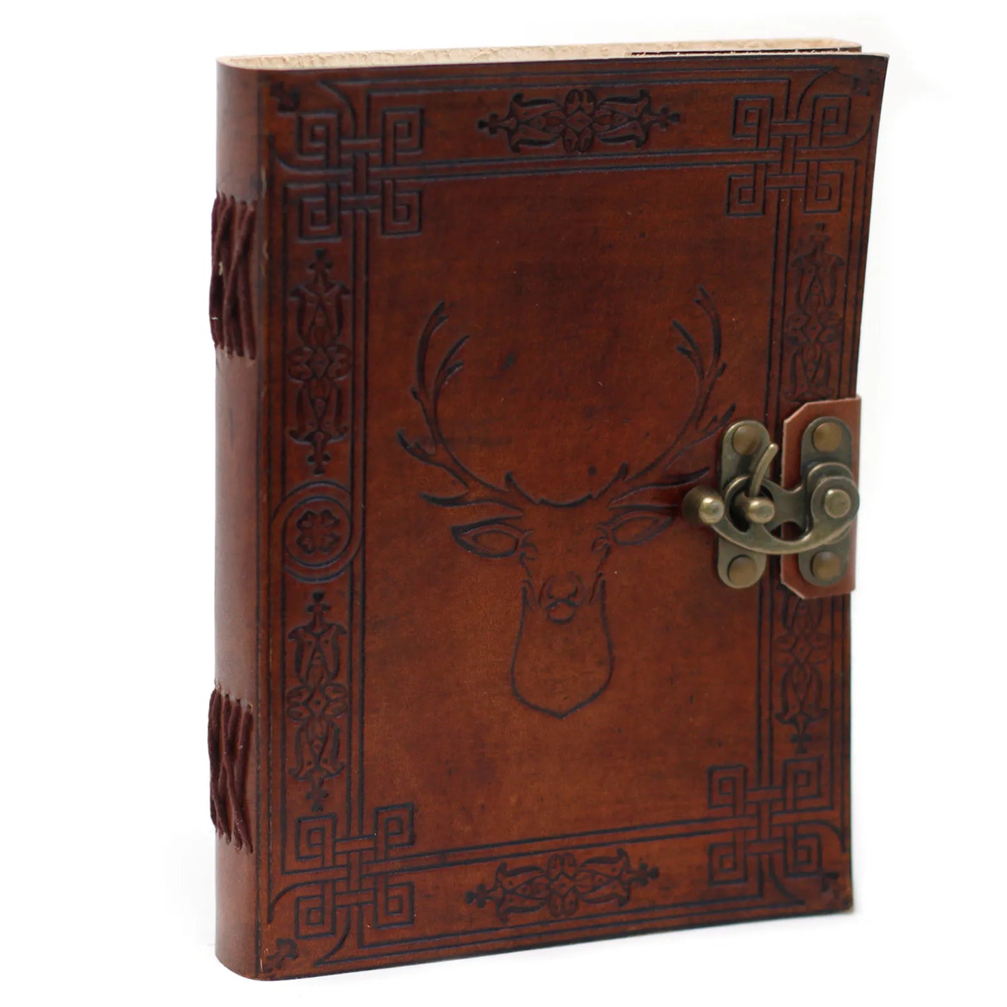 Carnet en cuir cerf