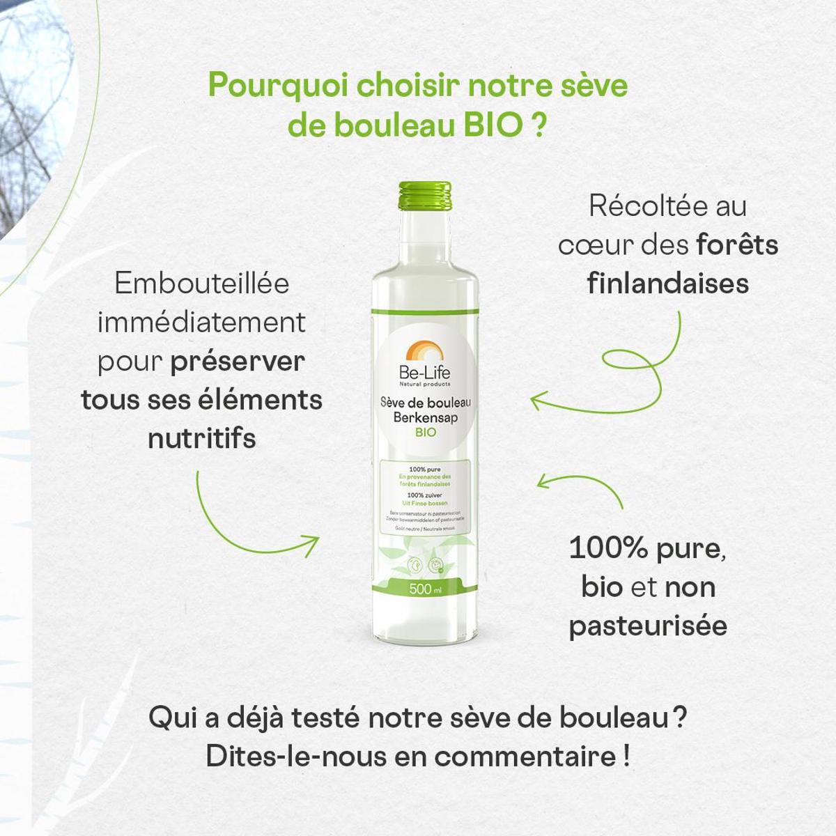 Sève de bouleau BIO