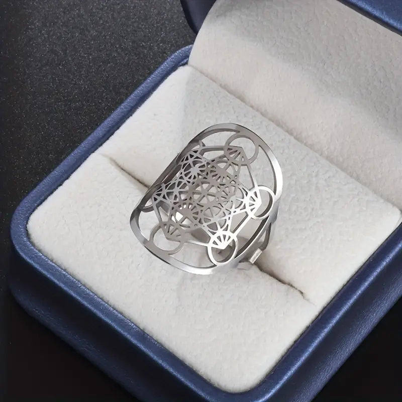 Bague Métatron en Acier Inoxydable