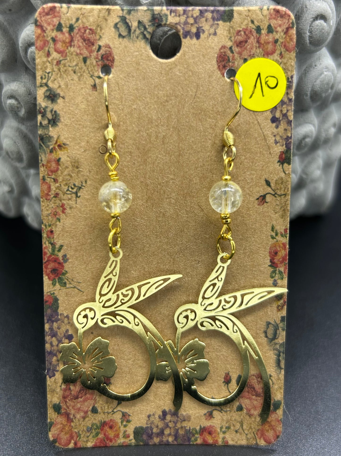 Boucles d’oreilles Cristal de roche