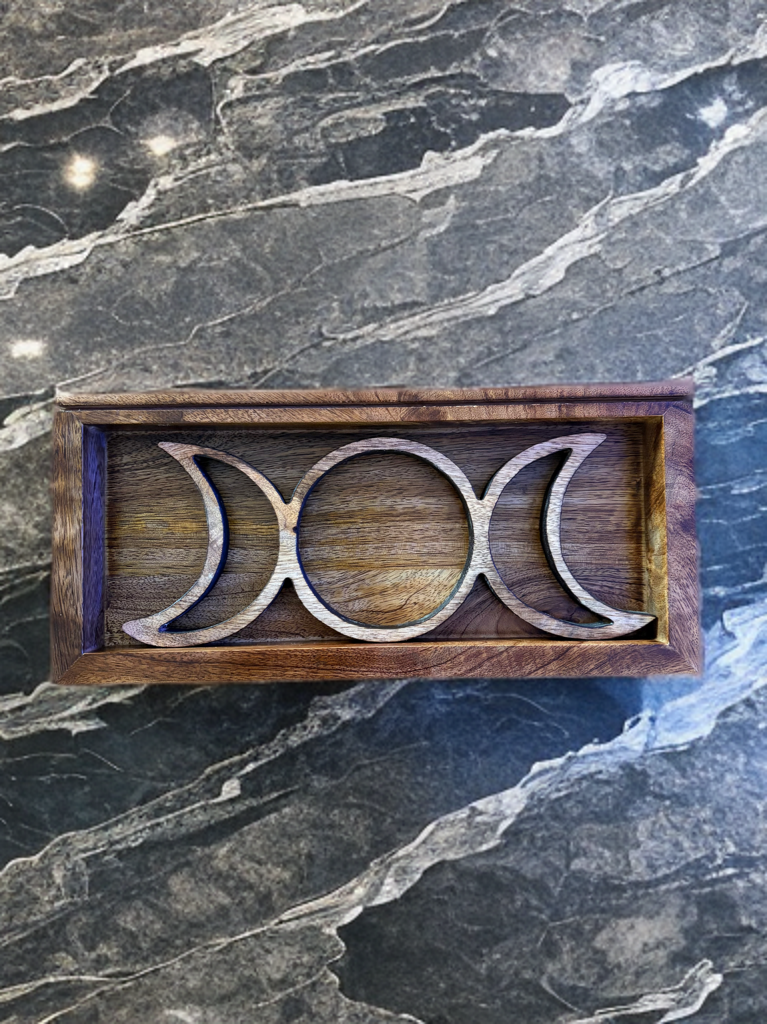 Porte carte de tarot Triple Lune