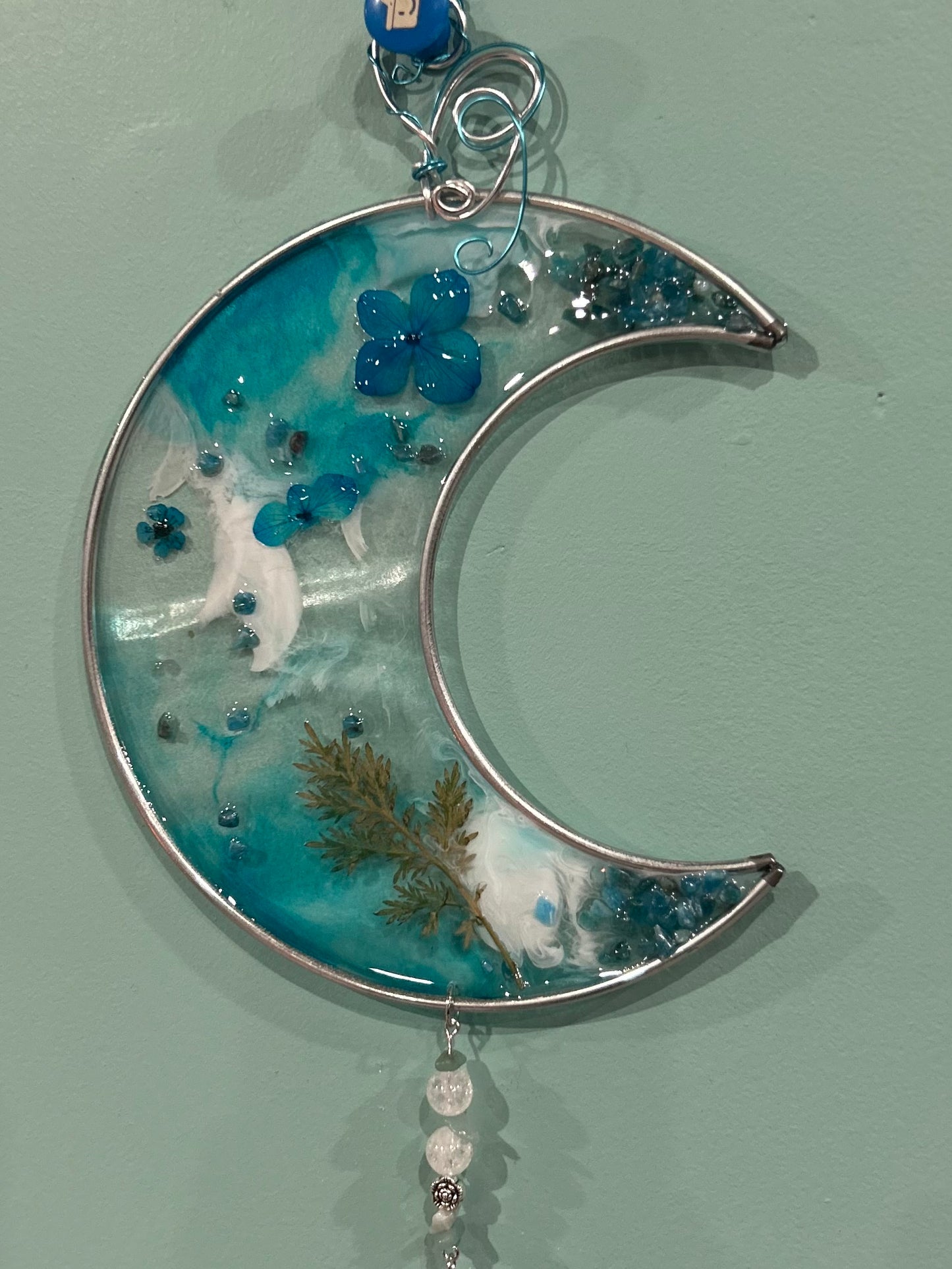 Attrape soleil Luna Apatite bleue