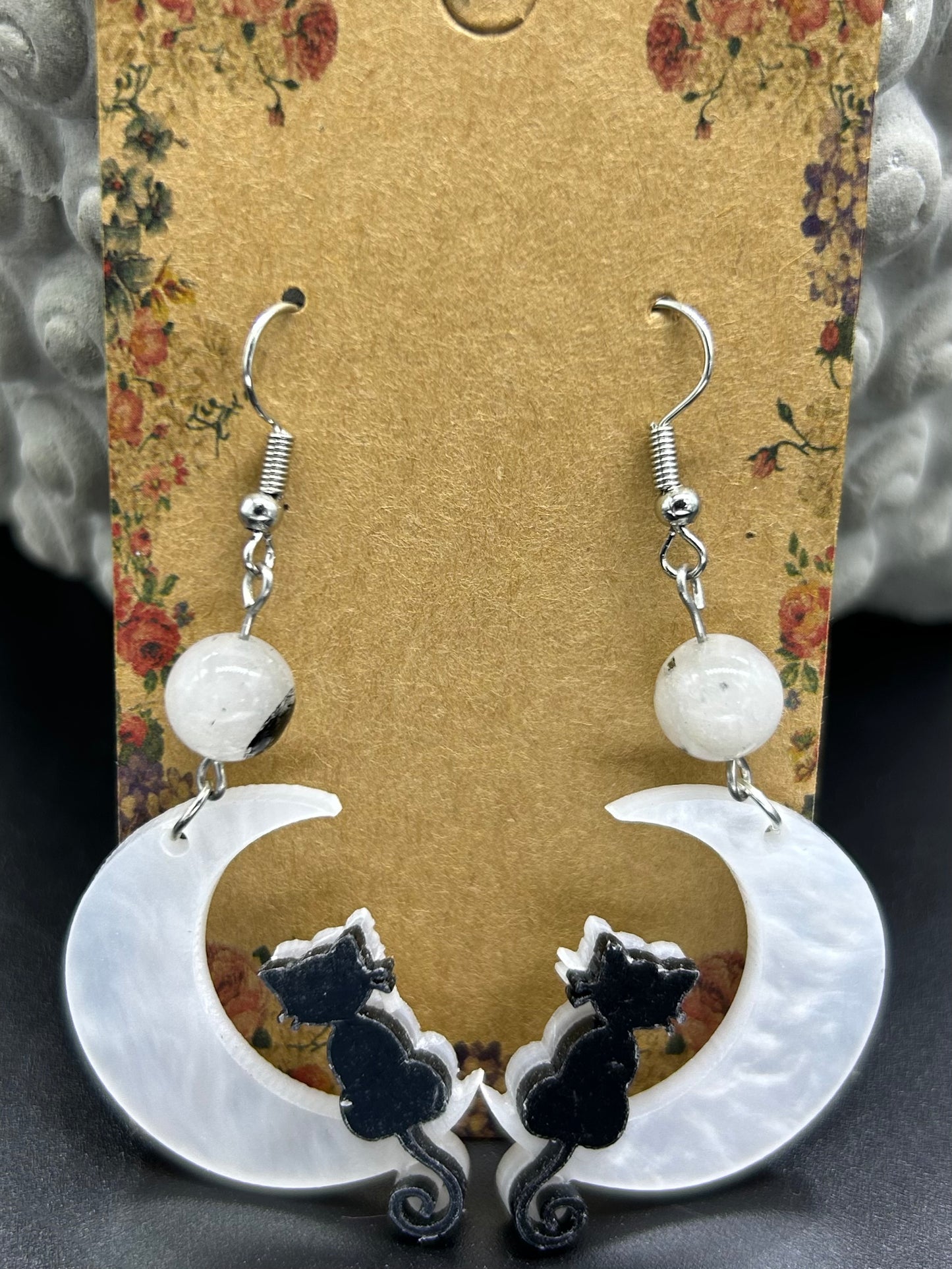 Boucles d’oreilles Luna chats