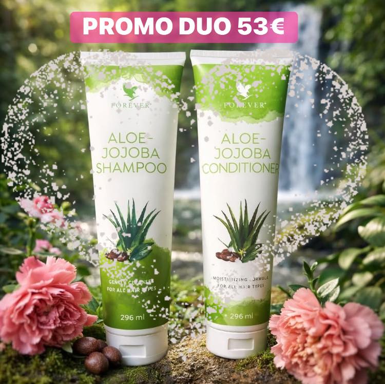 DUO PACK Shampoing / Après-Shampoing Aloe-Jojoba