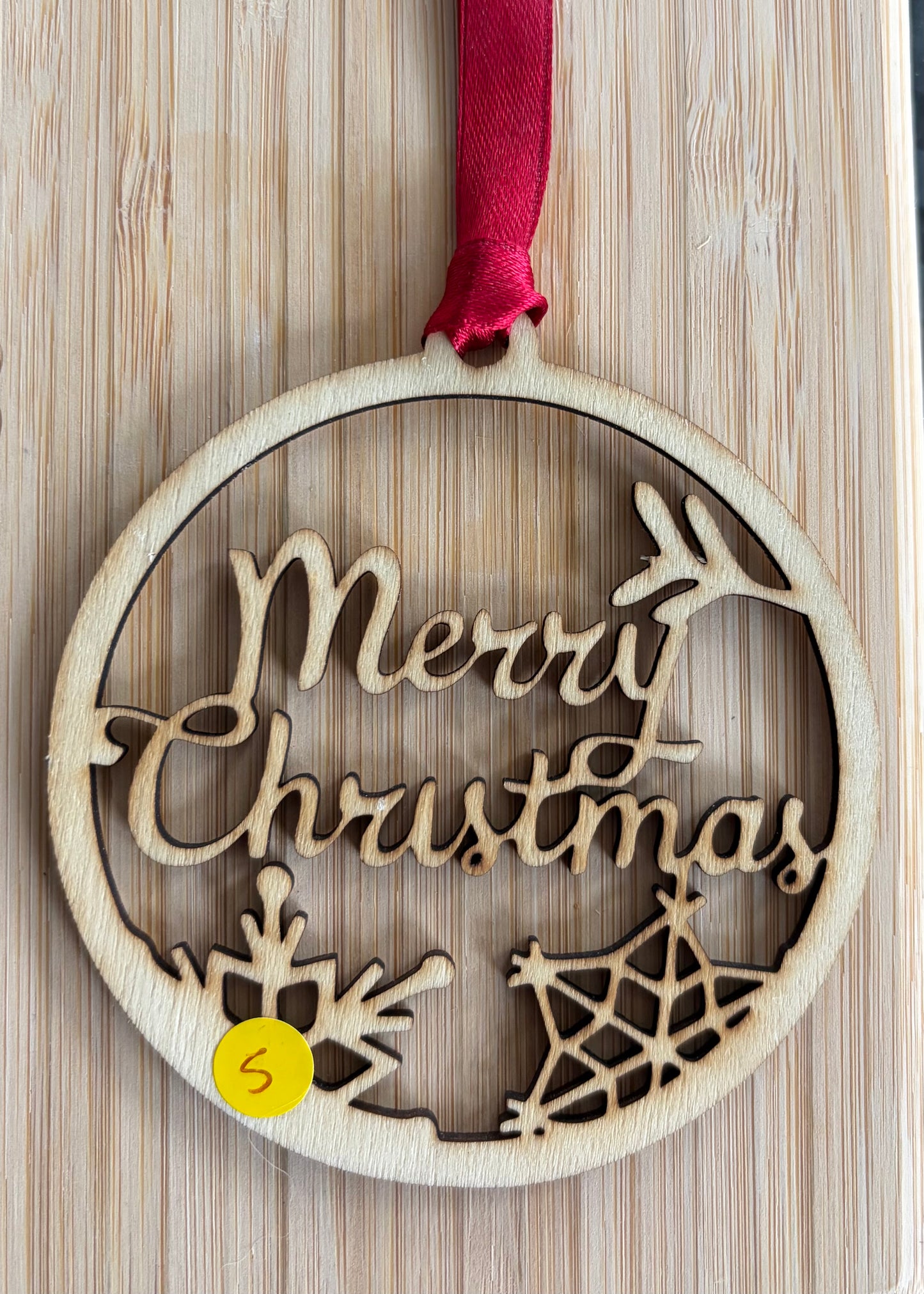 Boule de Noël « Merry Christmas »