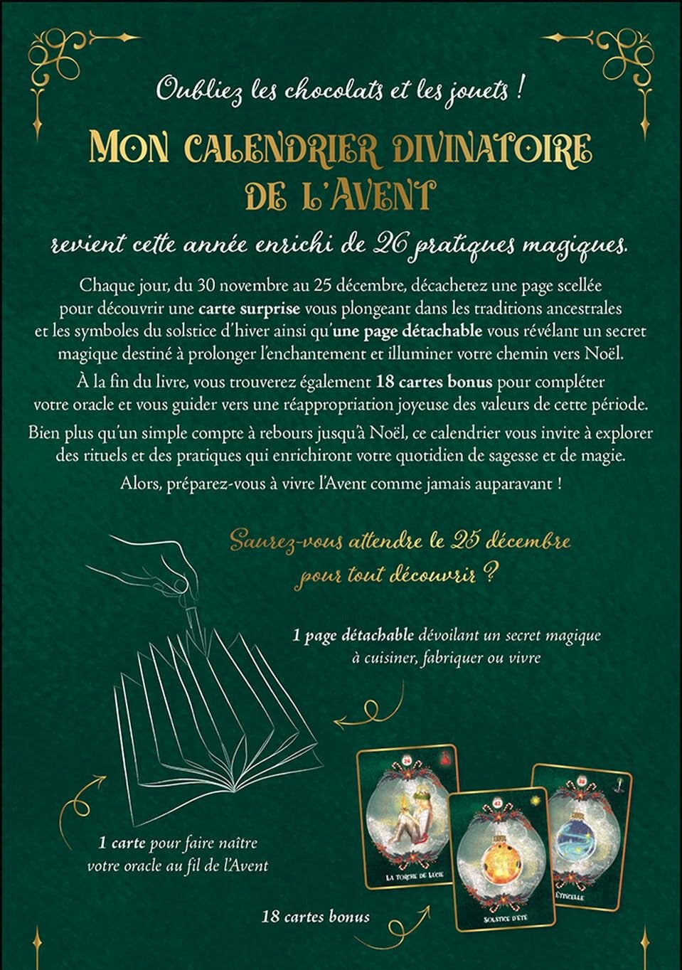 Mon calendrier divinatoire de l'Avent