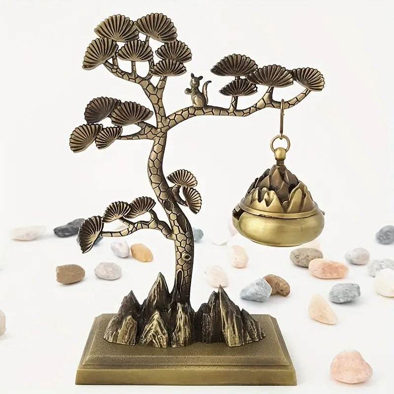 Brûleur d'encens arbre de vie