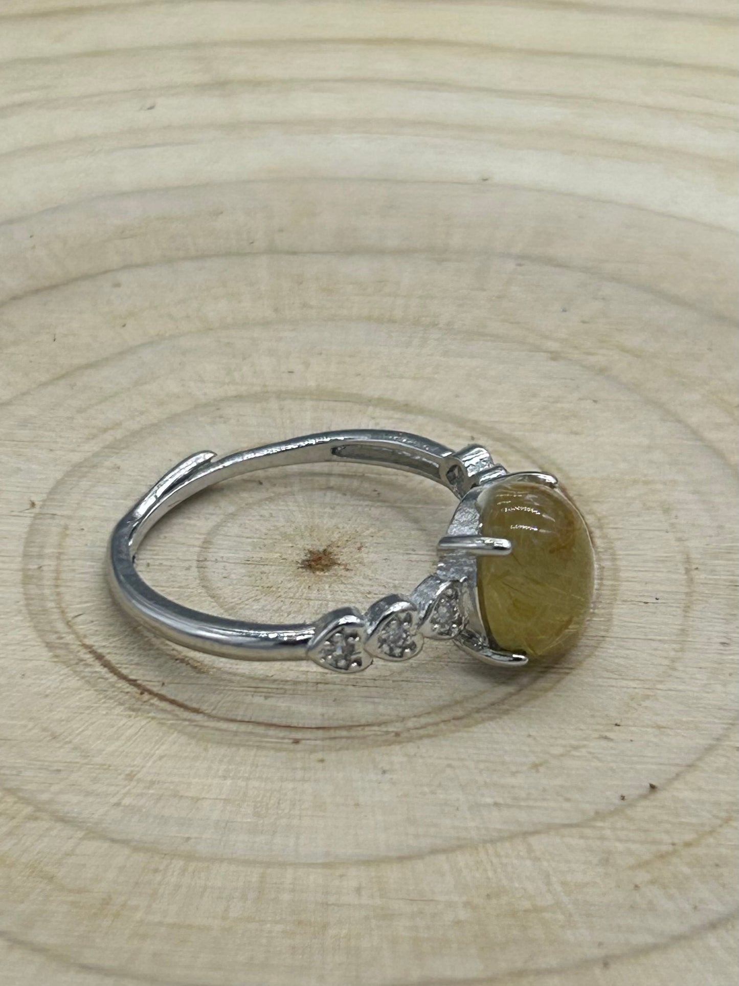 Bague Quartz rutile