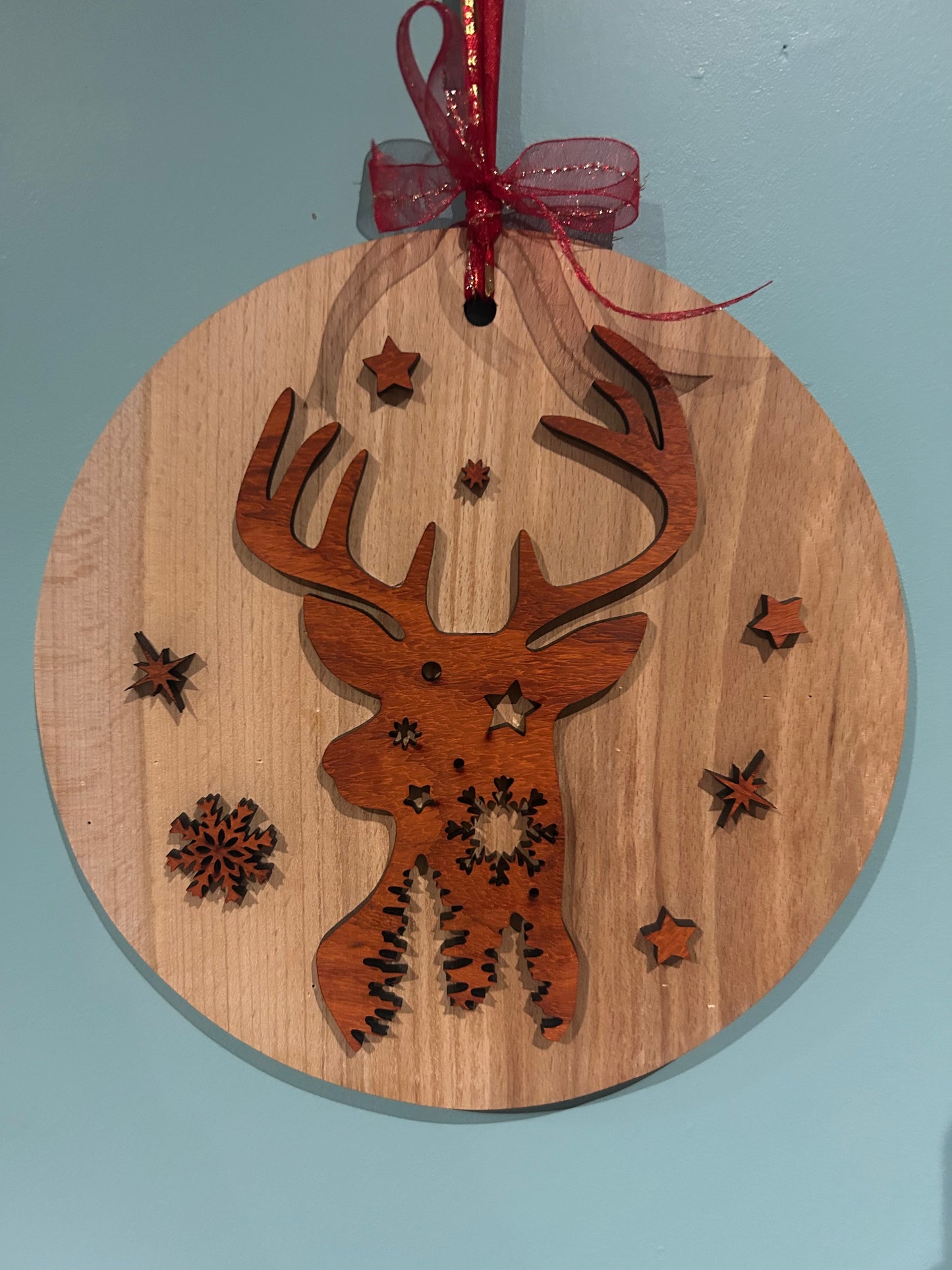 Cerf « Christmas » Noël