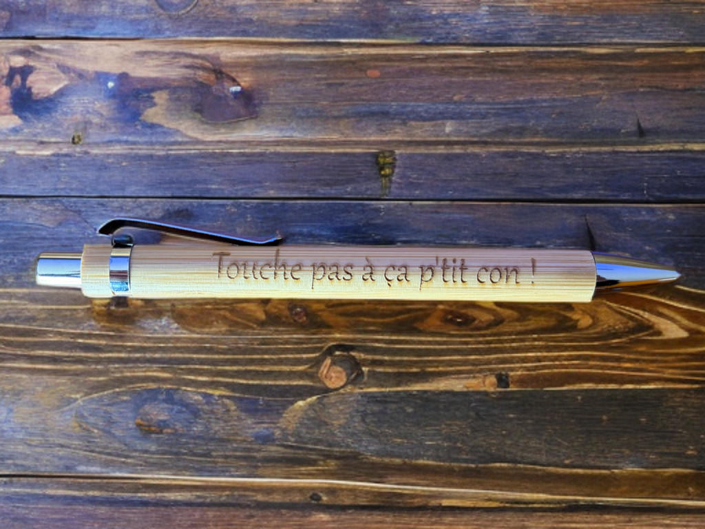 Bic « Touche pas à ça p’tit con ! »