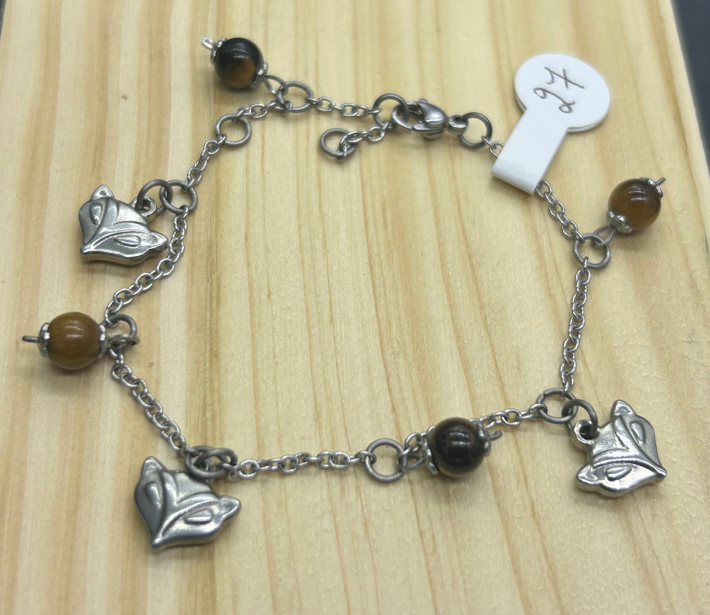 Bracelet Zaloo Renard Oeil de tigre