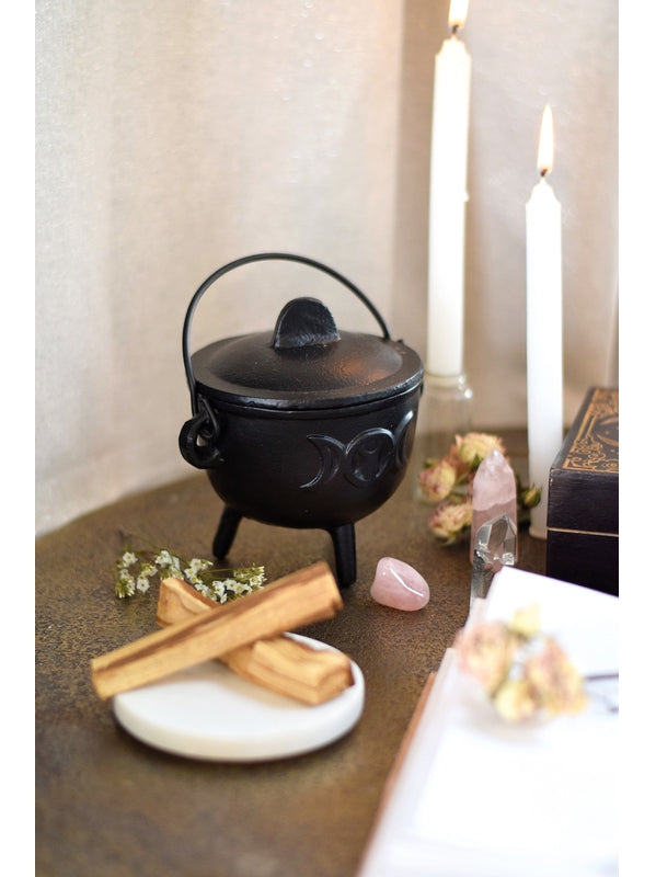 Chaudron en fonte noir