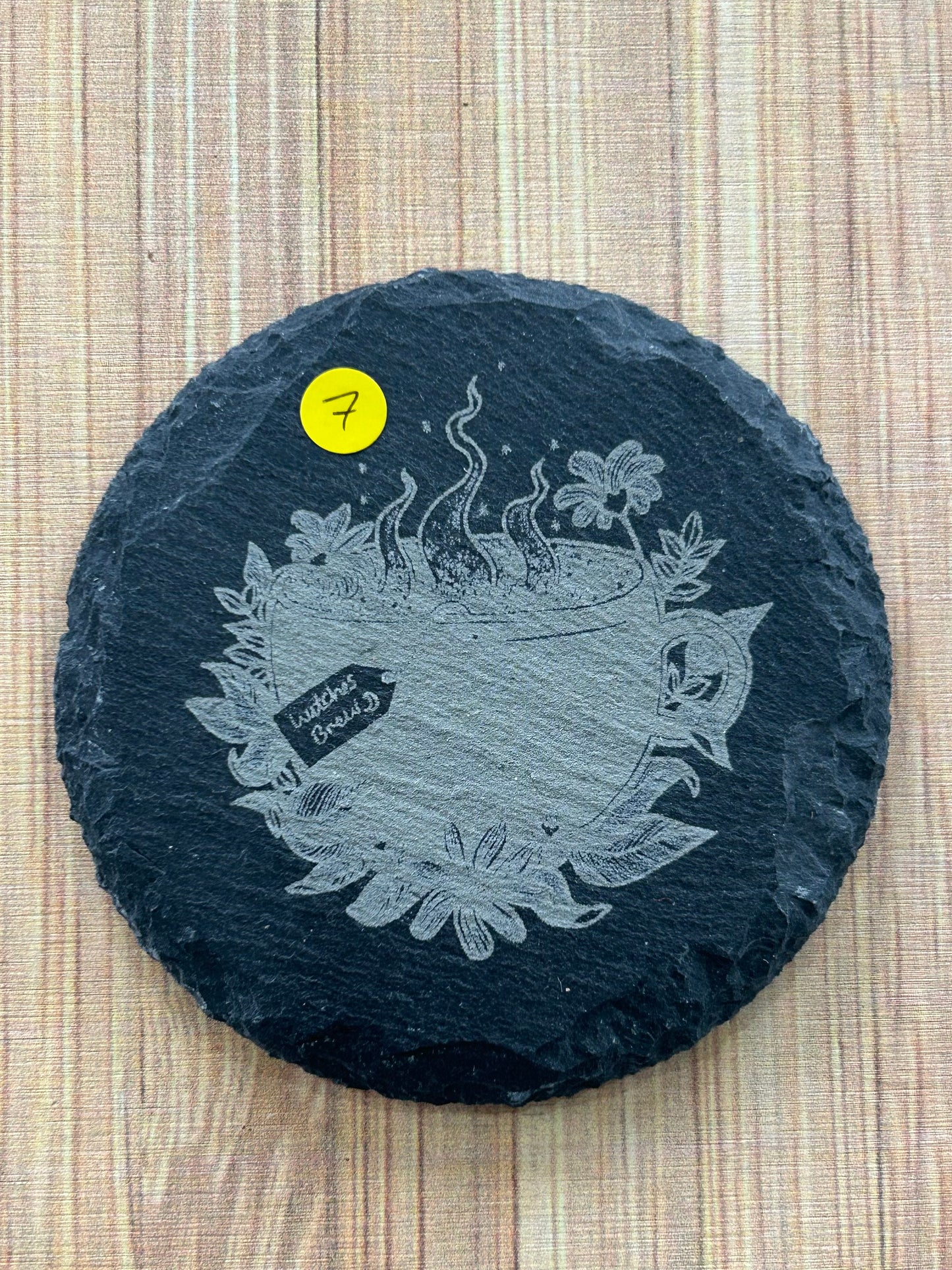 Sous verre ardoise Witchy tasse