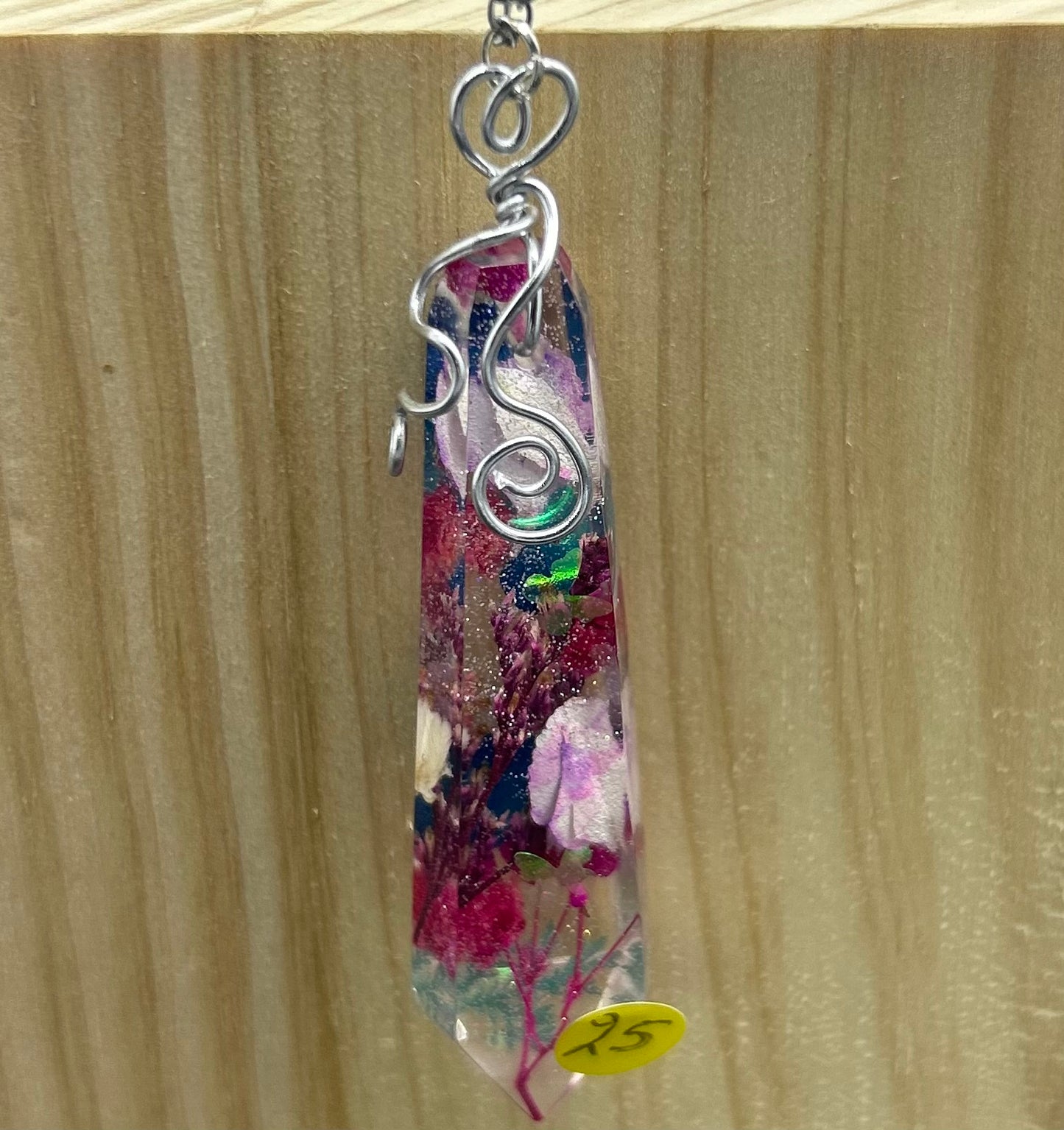 Pendule Epoxy sur chaîne
