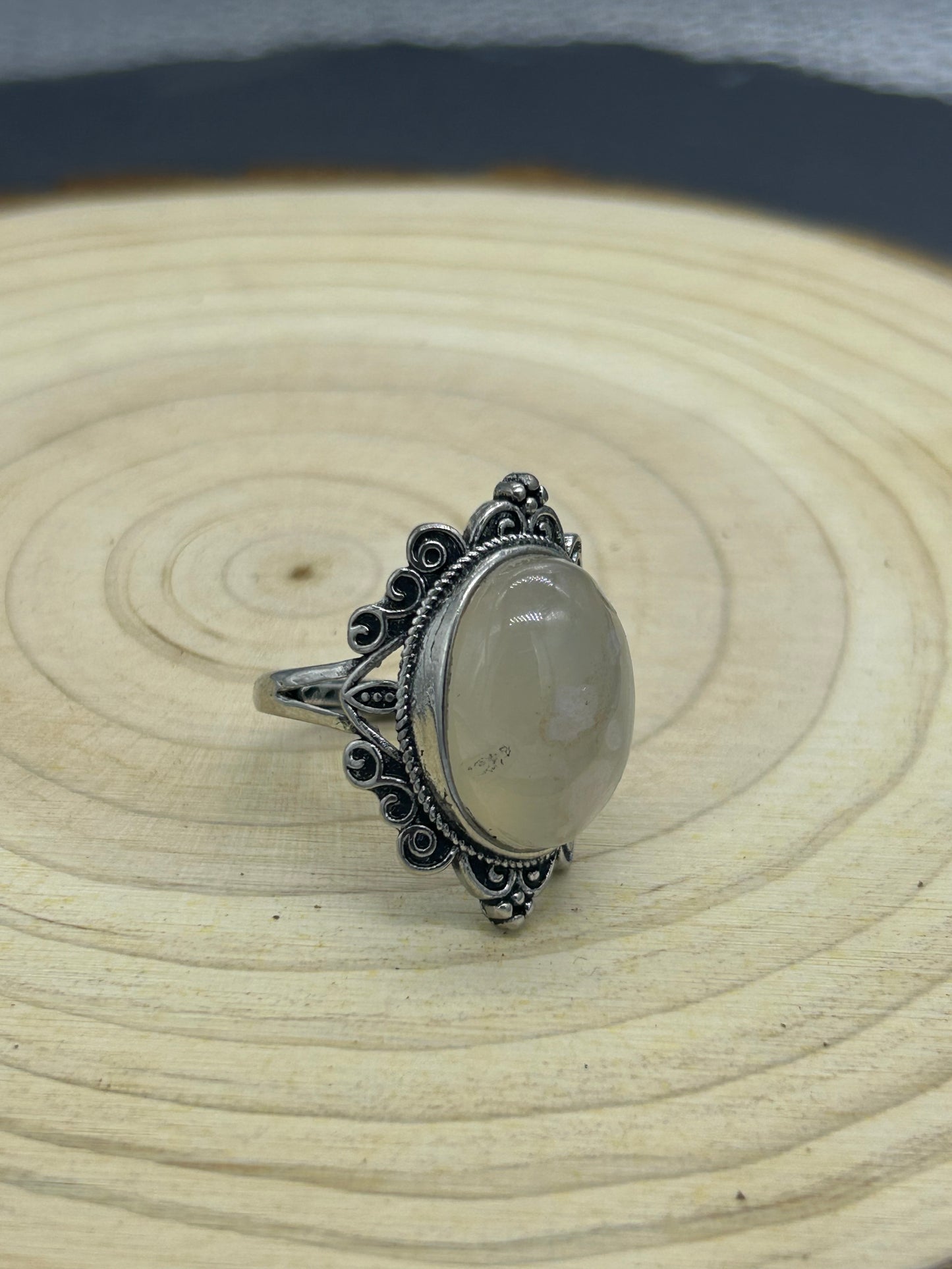 Bague Agate fleur de cerisier