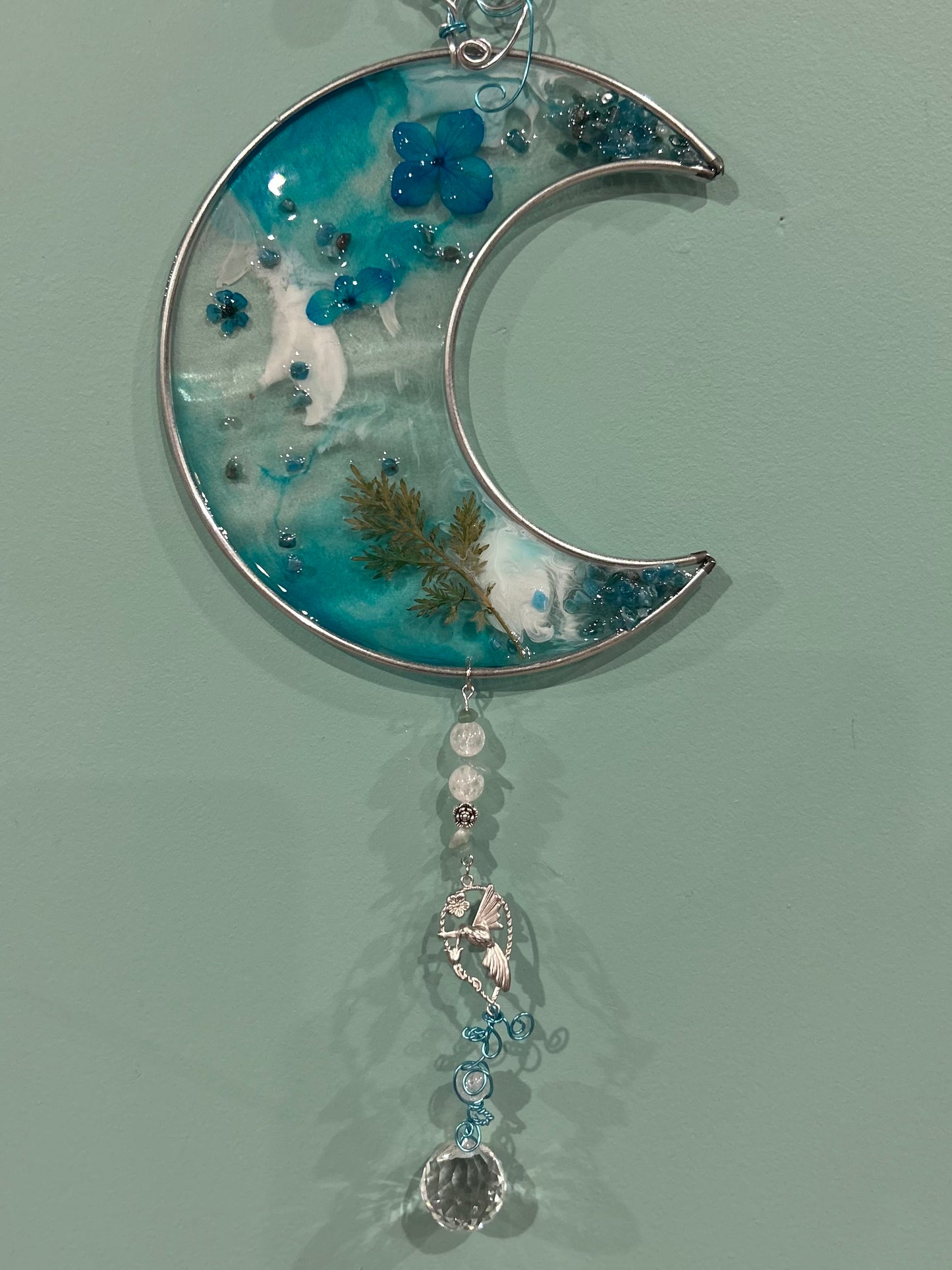 Attrape soleil Luna Apatite bleue