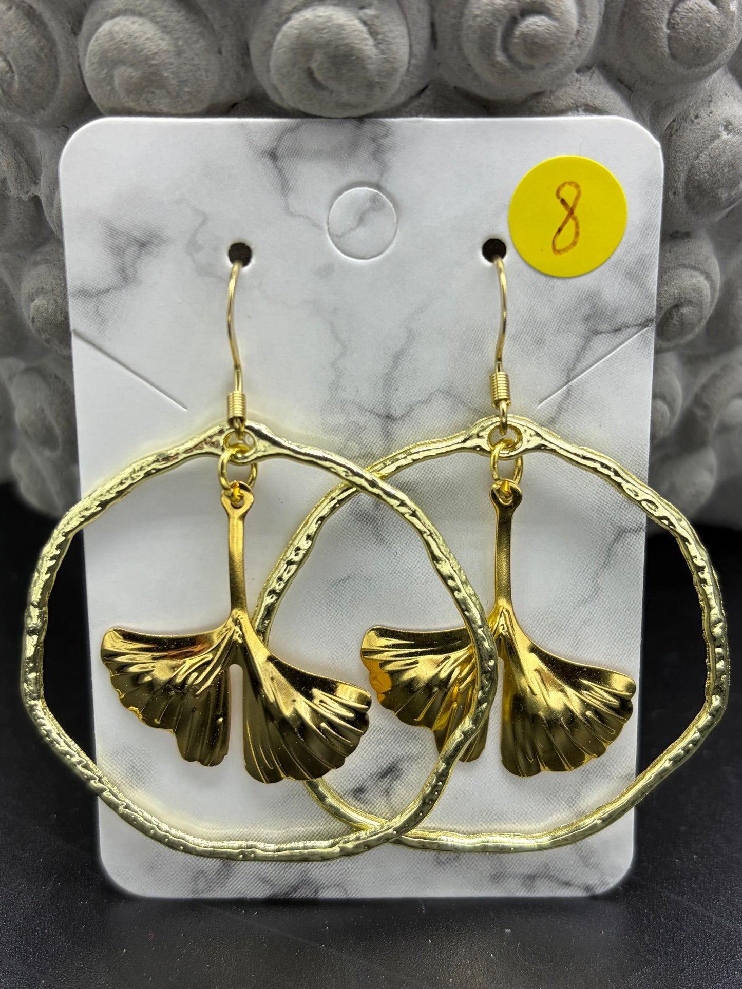 Boucles d’oreilles fantaisie de Ginkgo