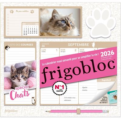 Frigobloc chats hebdomadaire 2026