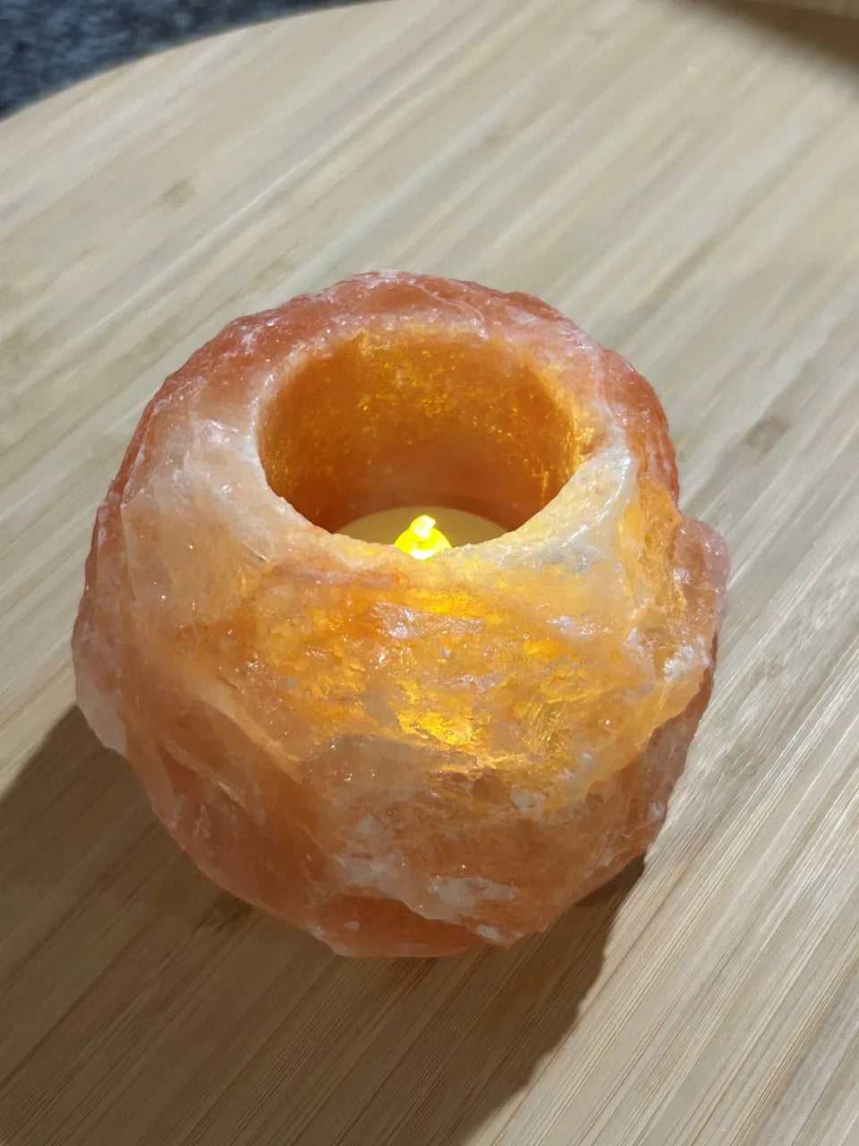 Bougeoir sel de l'Himalaya