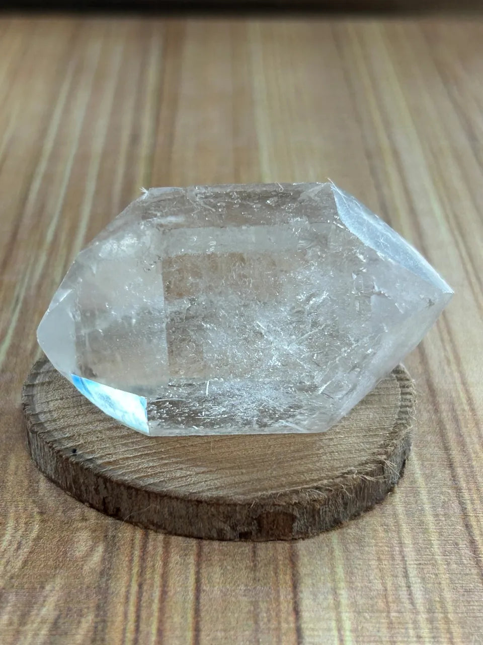 Cristal de roche bi-terminés