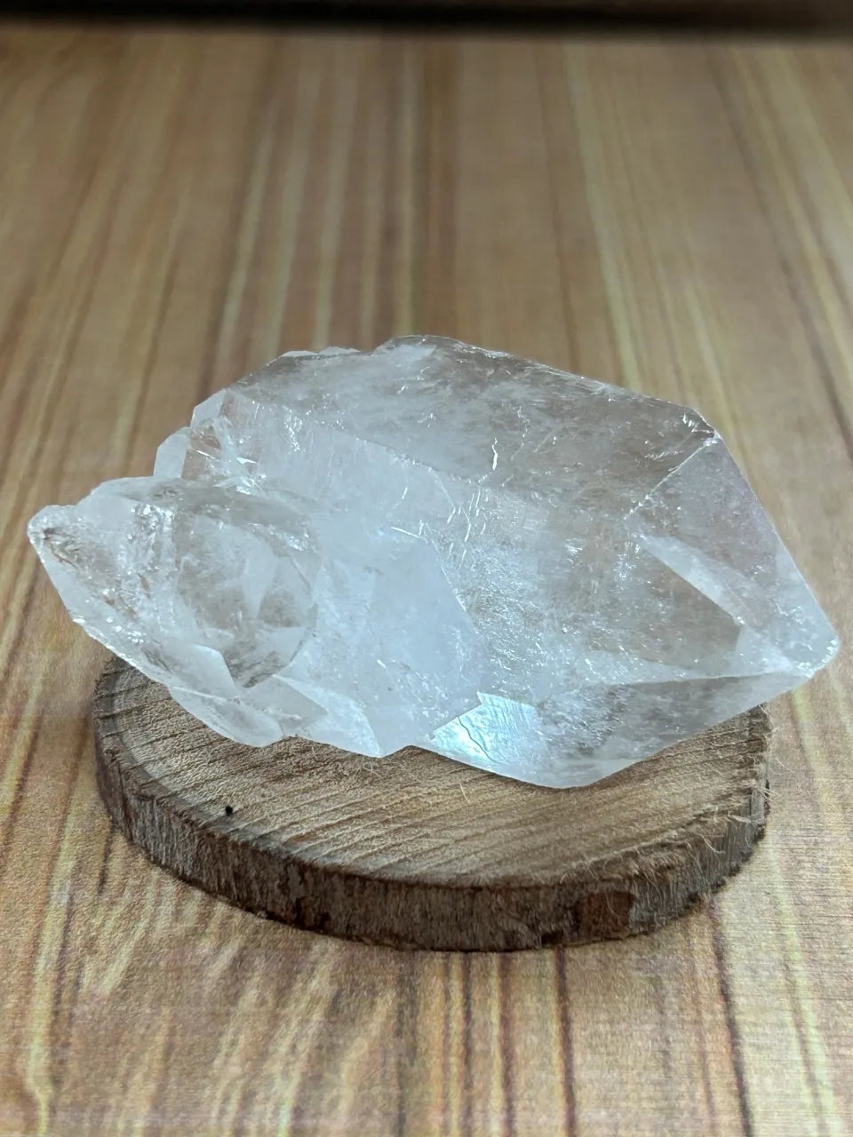Cristal de roche bi-terminés