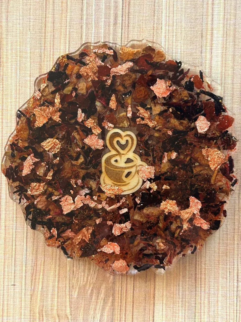 Sous verre thé tasse