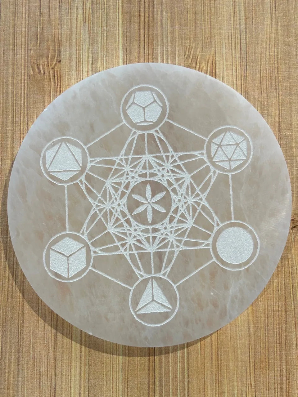 Plaque de rechargement Sélénite Métatron