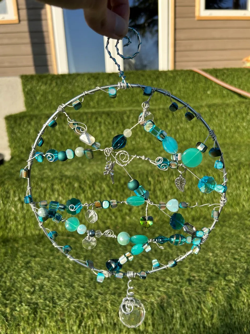 Attrape soleil Turquoise fantaisie