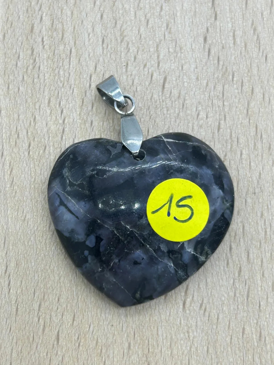 Pendentif cœur Gabbro