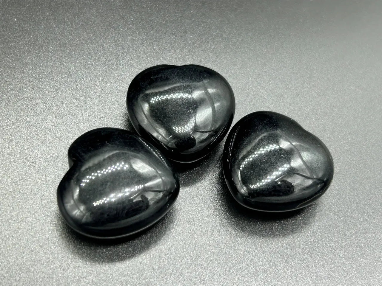 Petit cœur Obsidienne noire