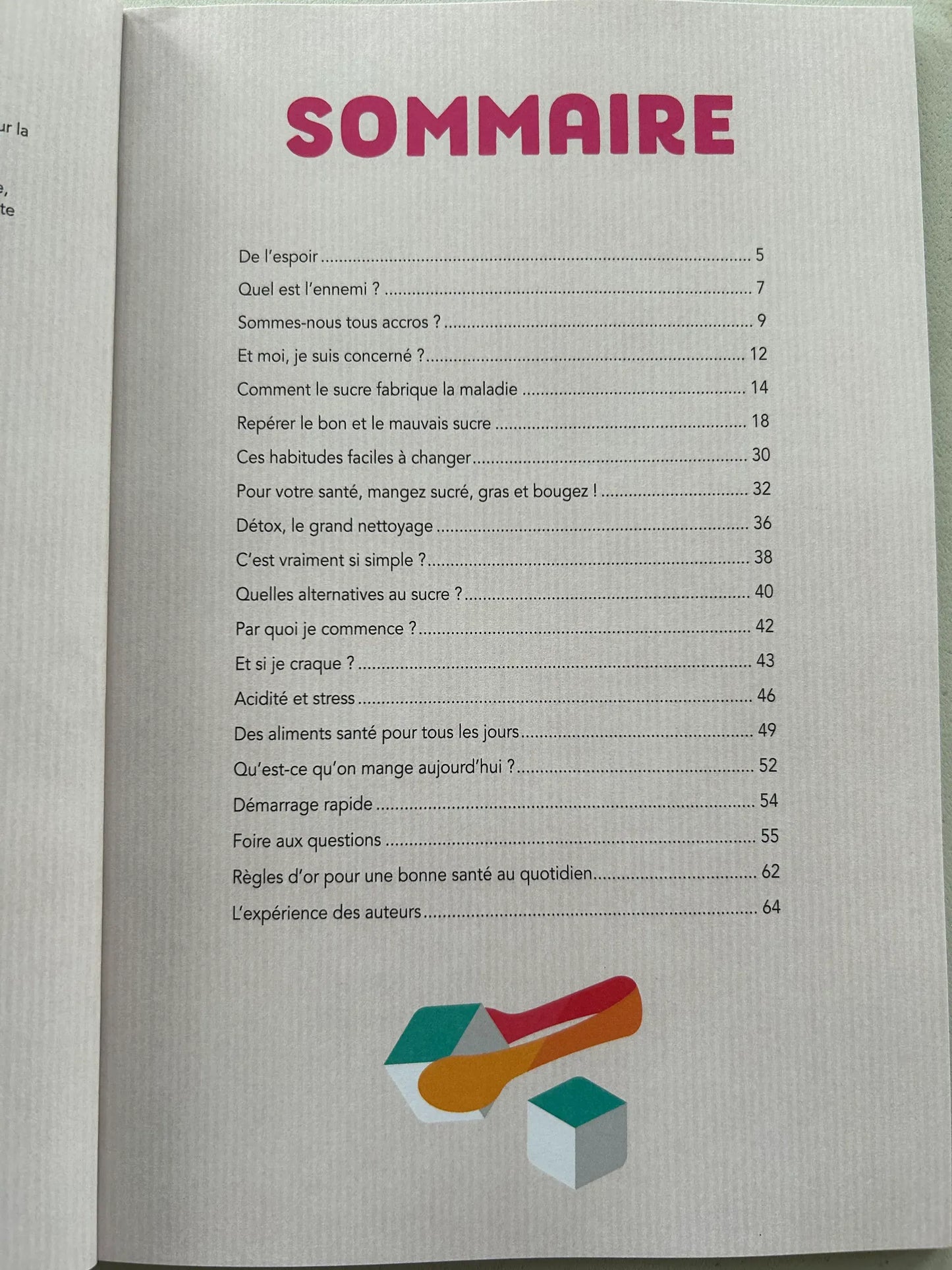Mon cahier détox sucre