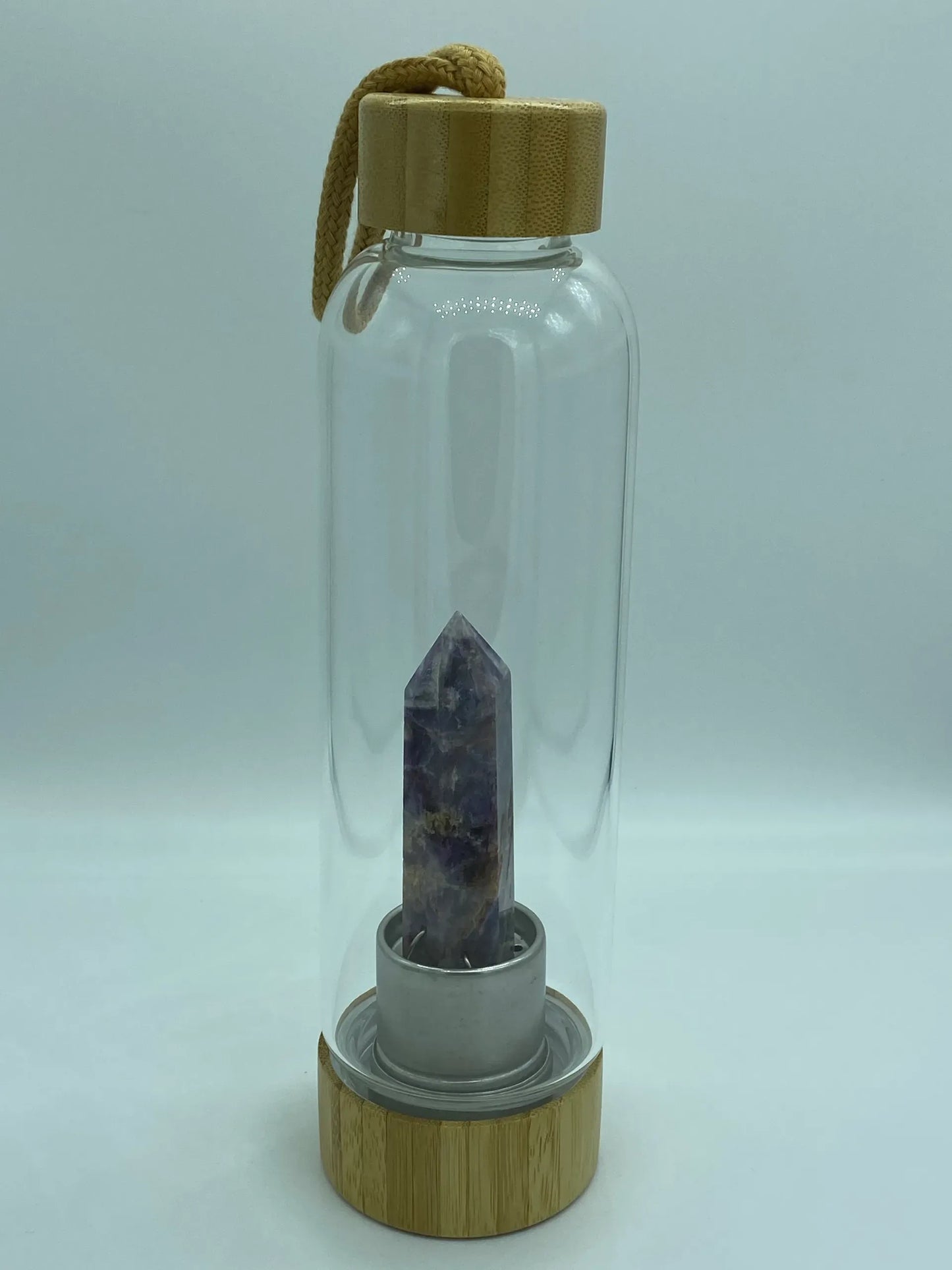 Bouteille cristal avec Améthyste