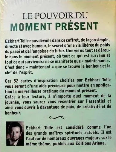 Le pouvoir du moment présent