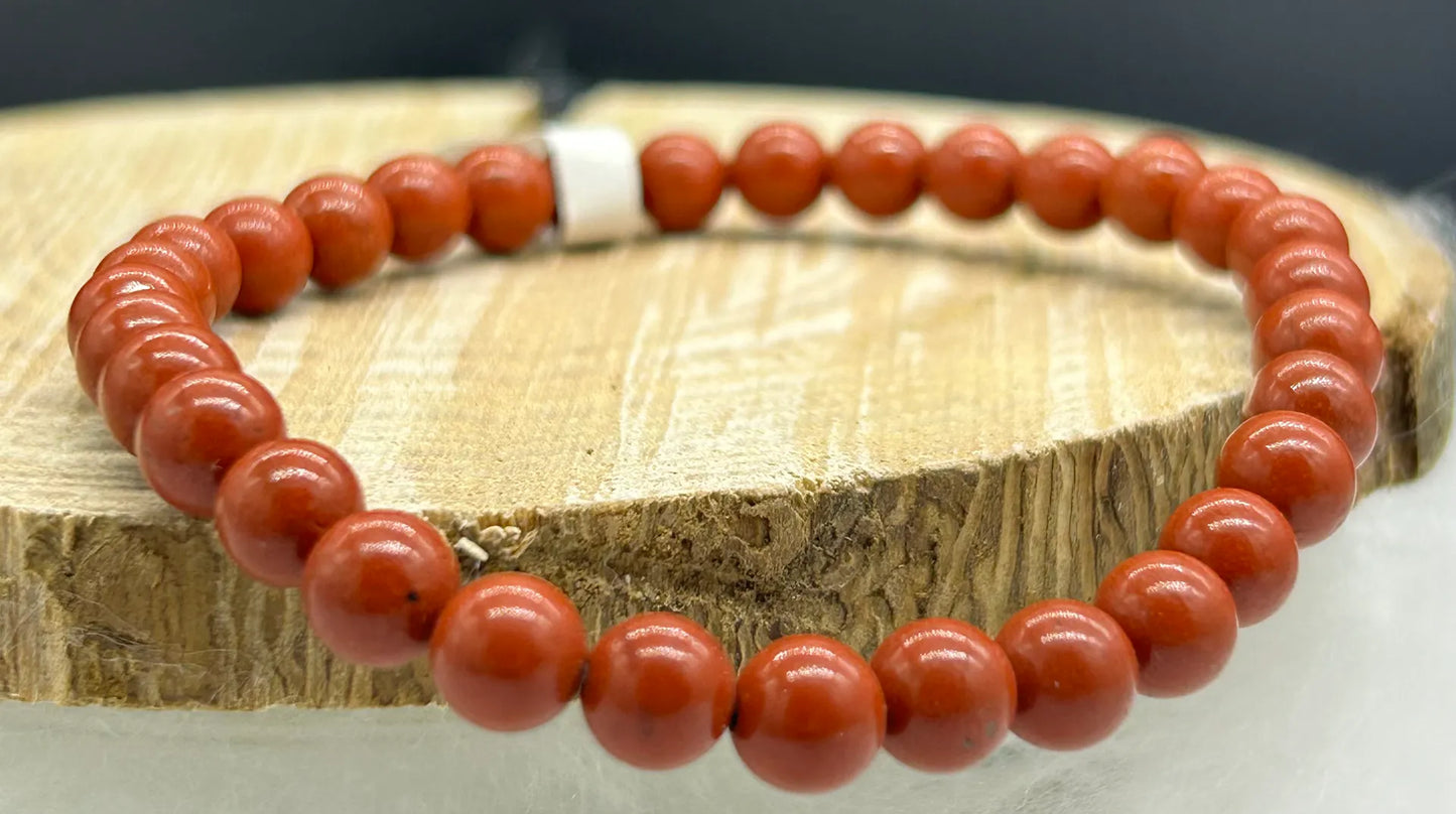 Bracelet Jaspe rouge