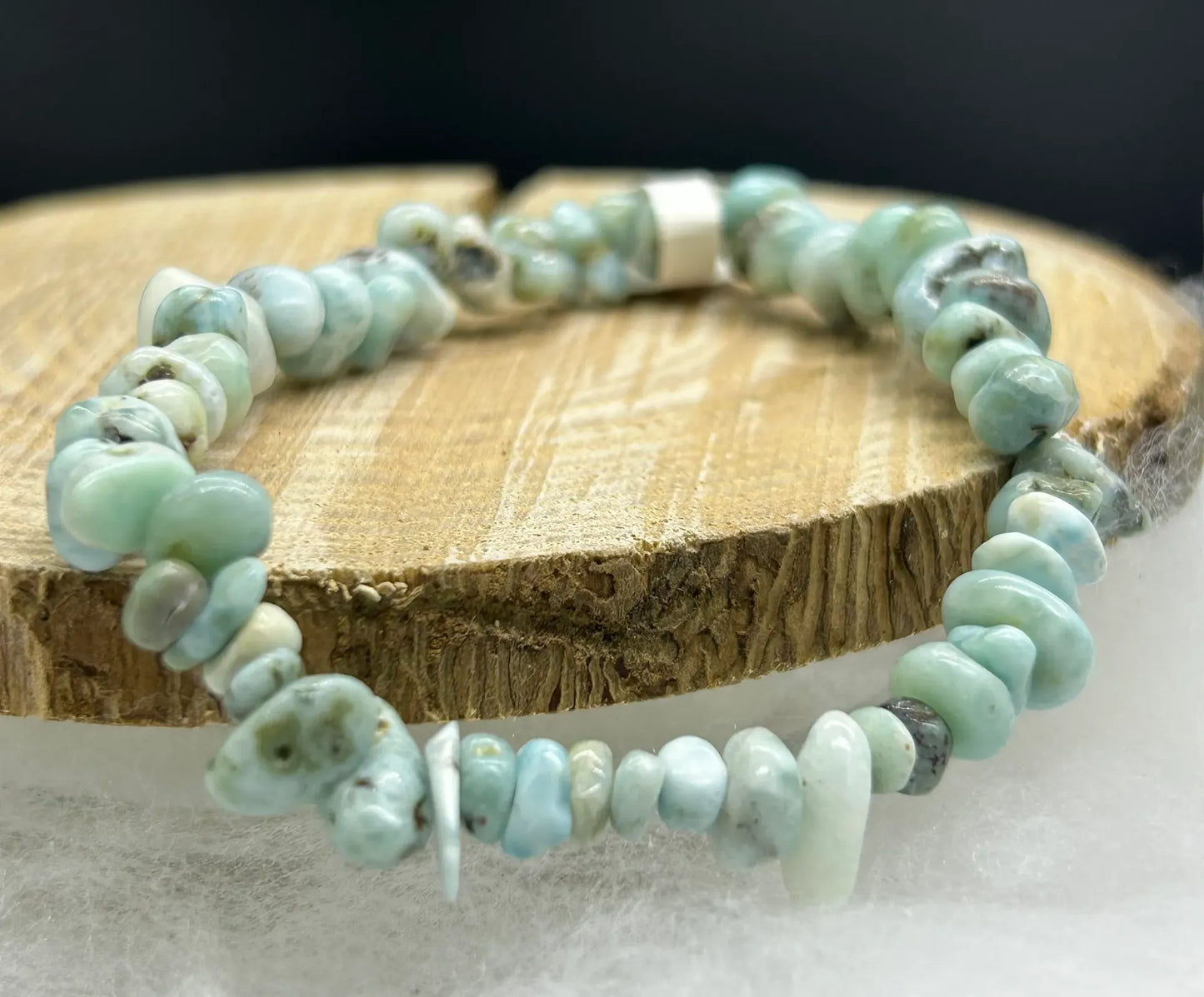Bracelet Larimar "pierre des Atlantes"