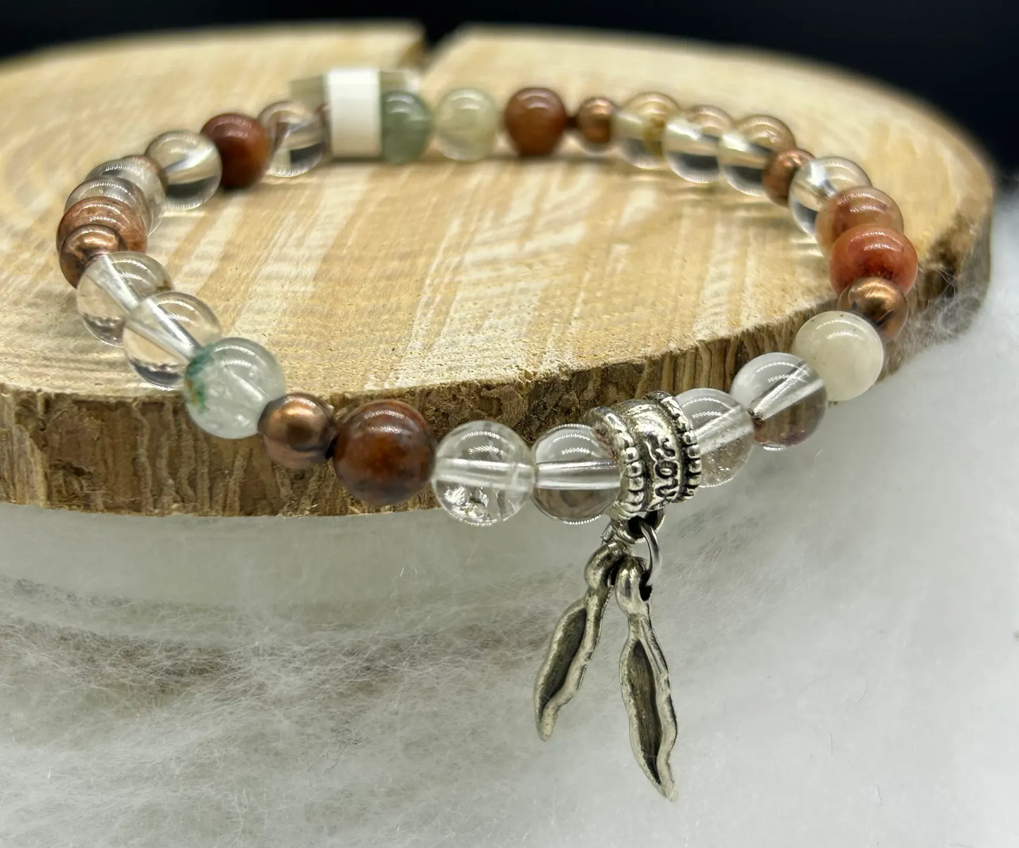 Bracelet en Lodolite