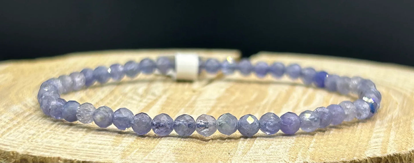 Bracelet facetté Tanzanite