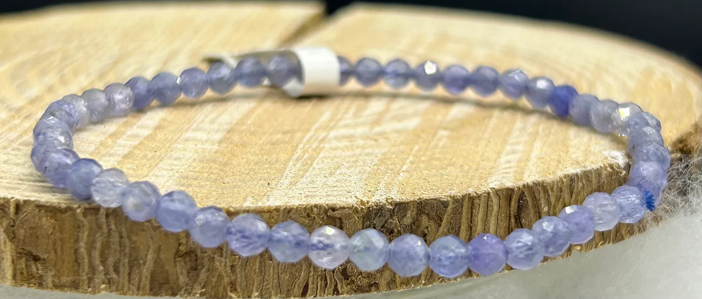 Bracelet facetté Tanzanite