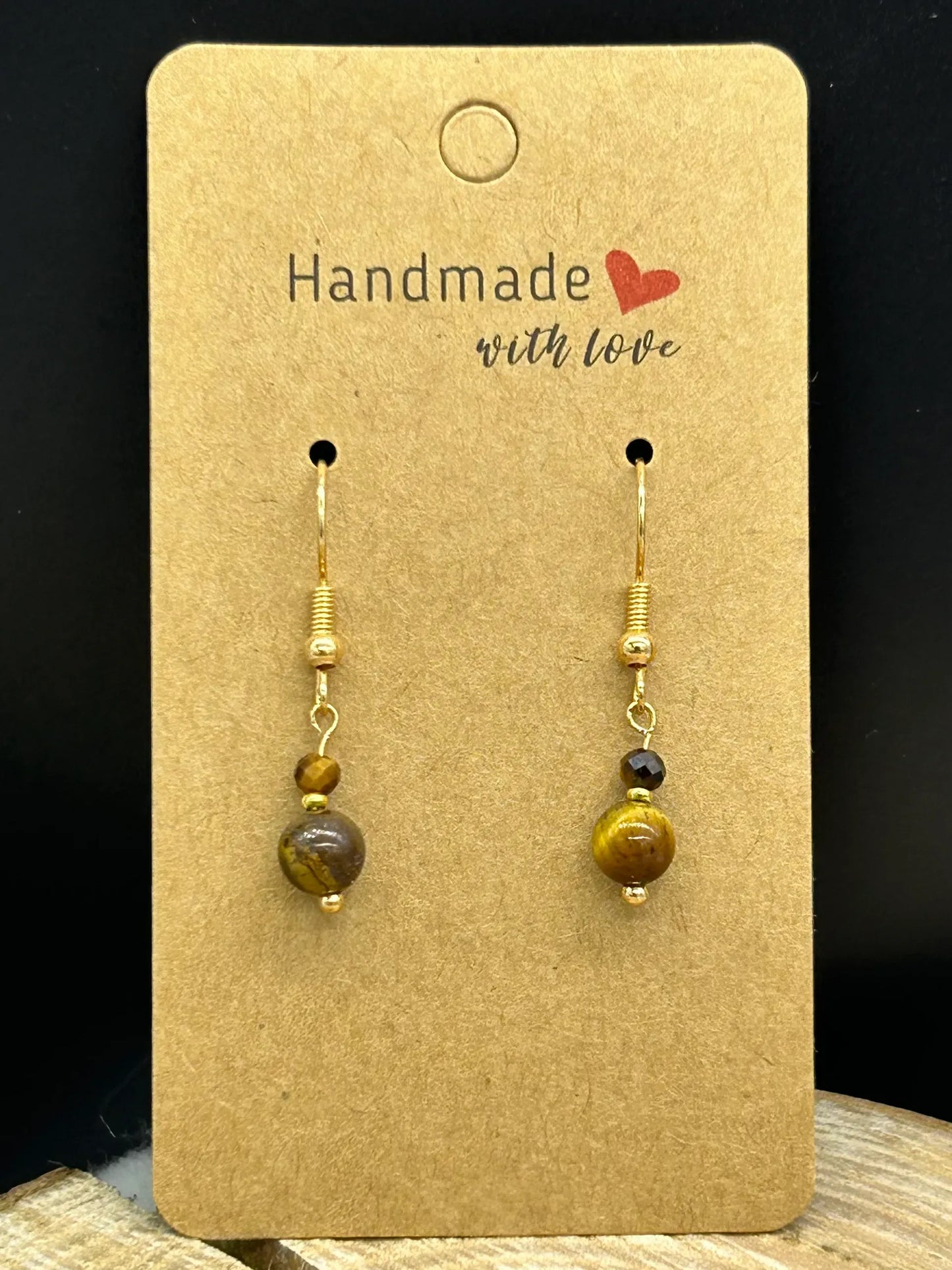 Boucles d'oreilles Œil de tigre