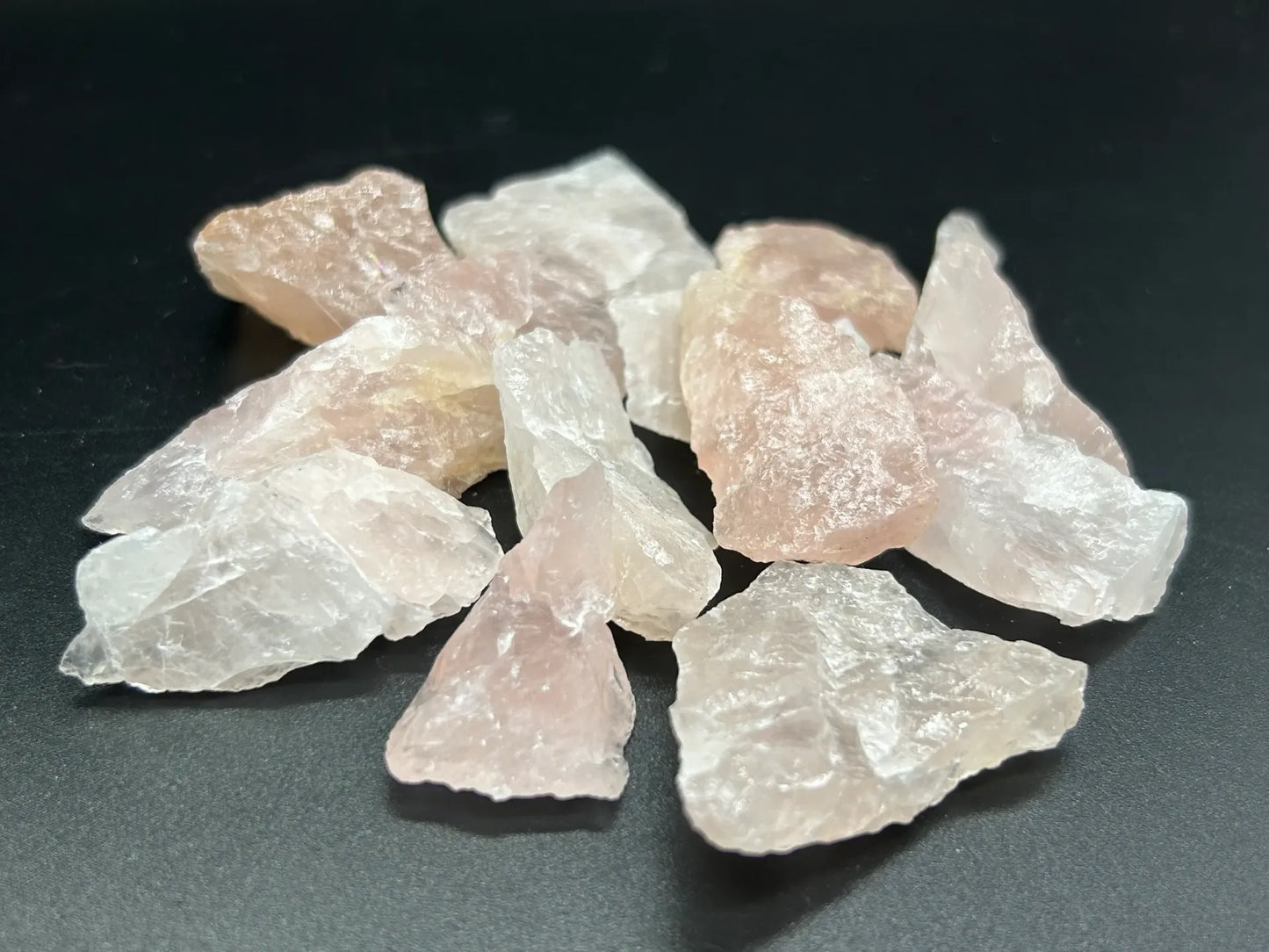 Quartz rose brut