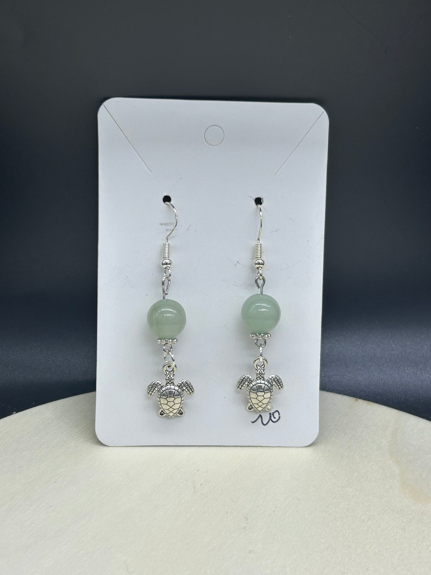 Boucles d'oreilles tortue Aventurine