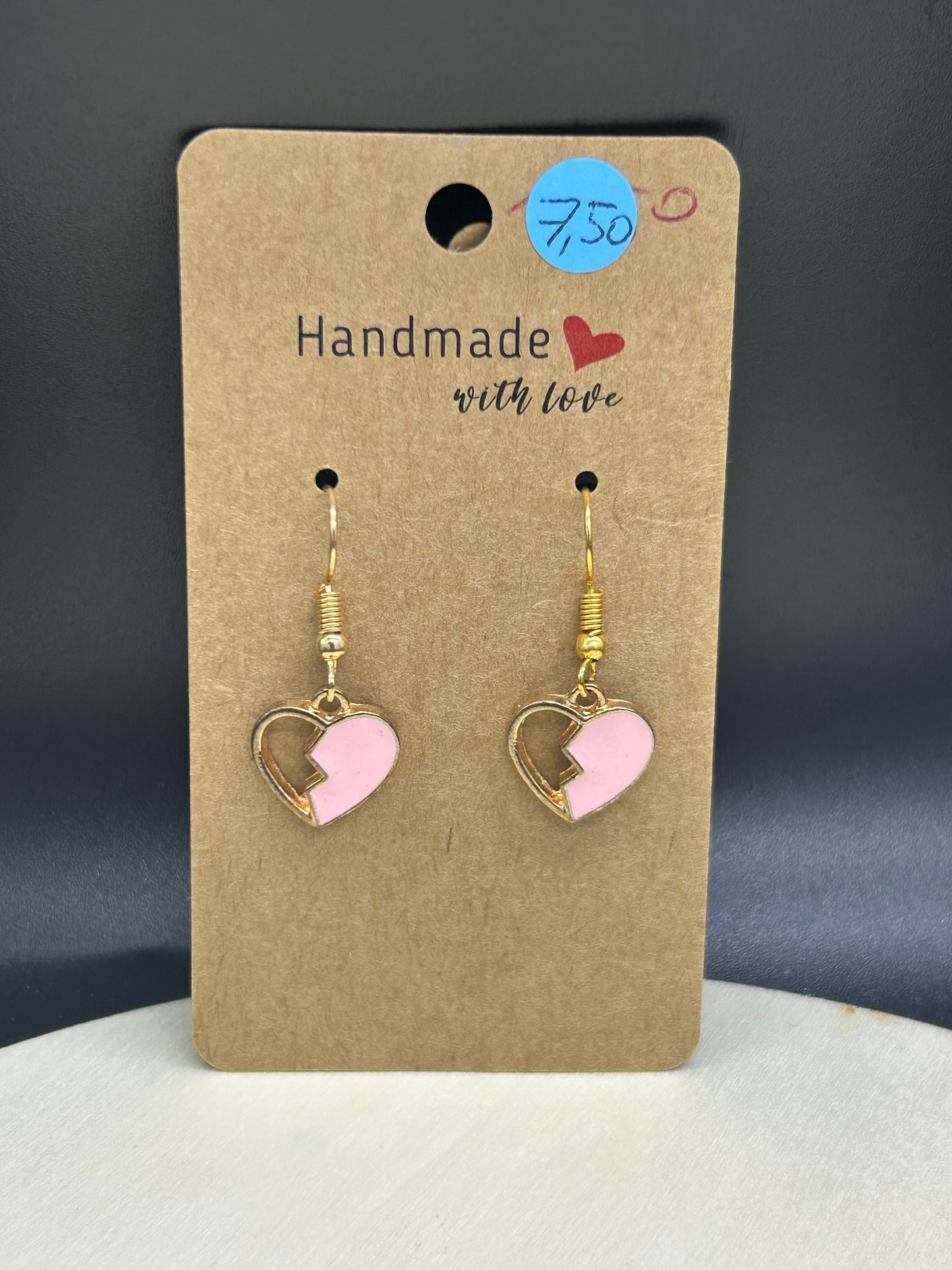 Boucles d'oreilles fantaisie Cœur