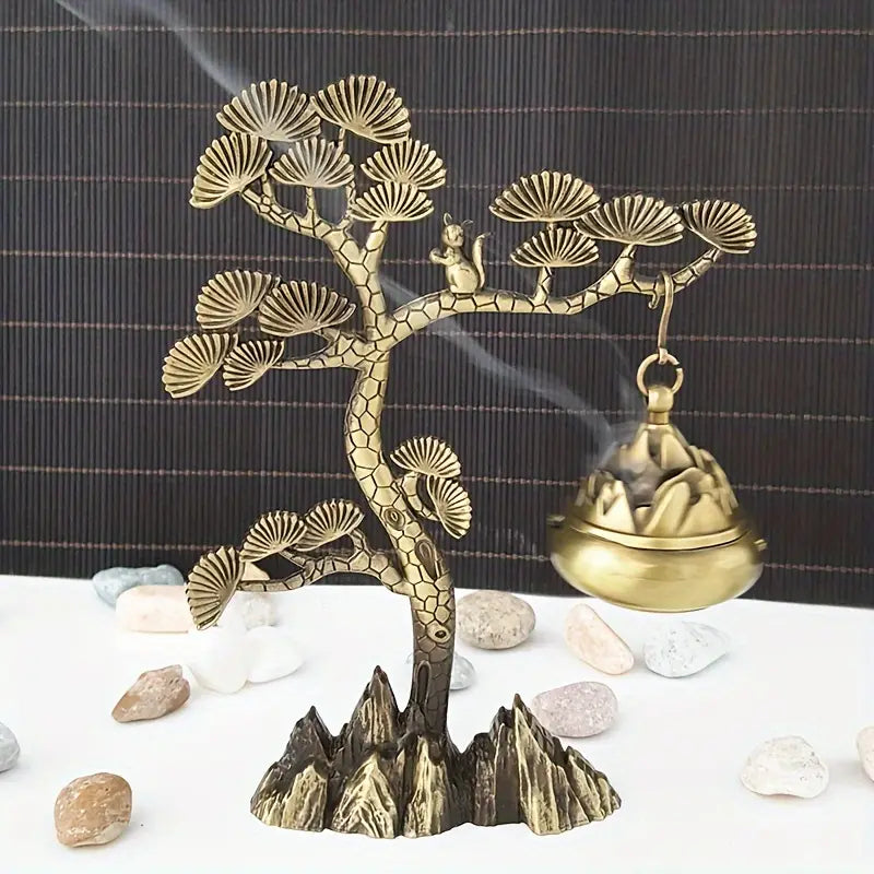 Brûleur d'encens arbre de vie
