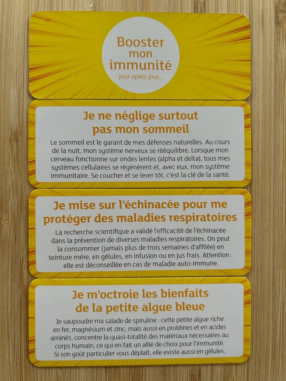 La petite boîte pour booster mon immunité