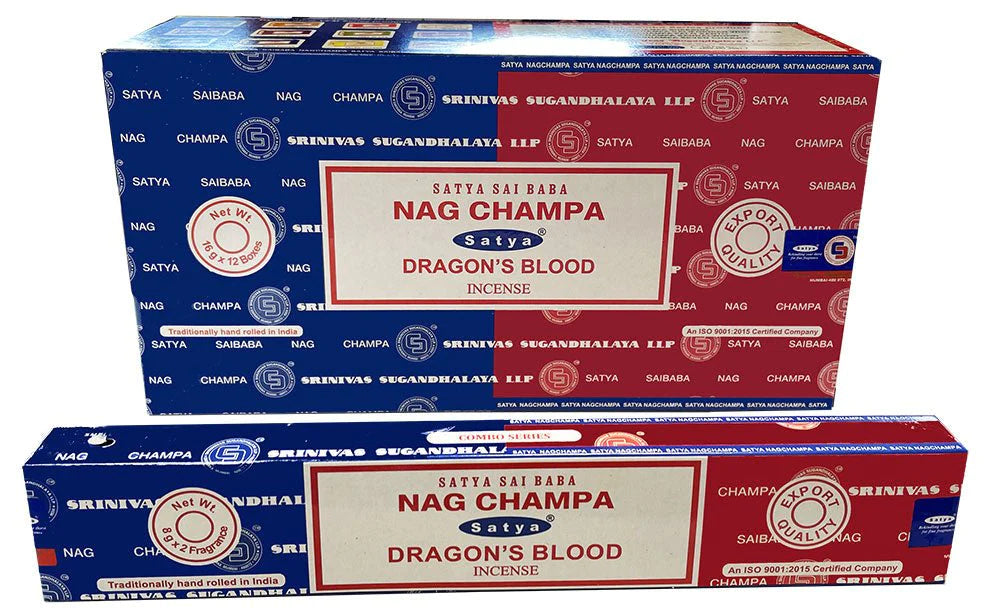 Encens mixte nag champa et sang du dragon