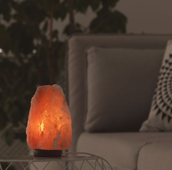 Lampe en Cristal de Sel d'Himalaya