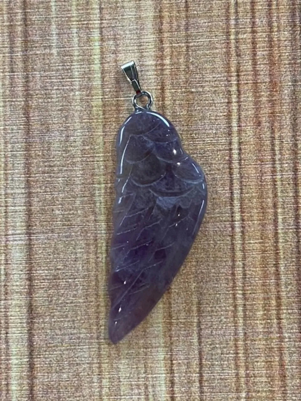 Pendentif aile d'anges Améthyste