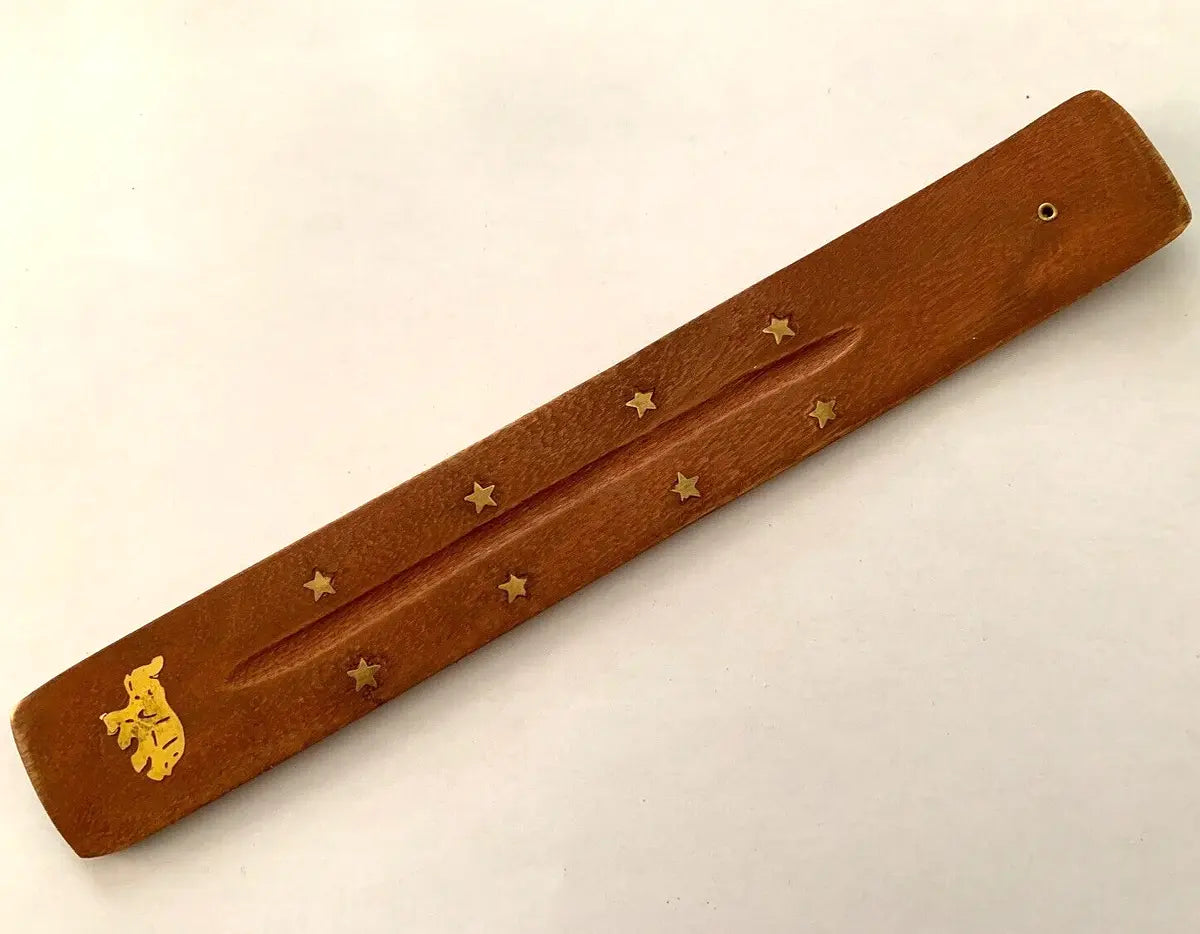 Lame porte encens bois éléphant