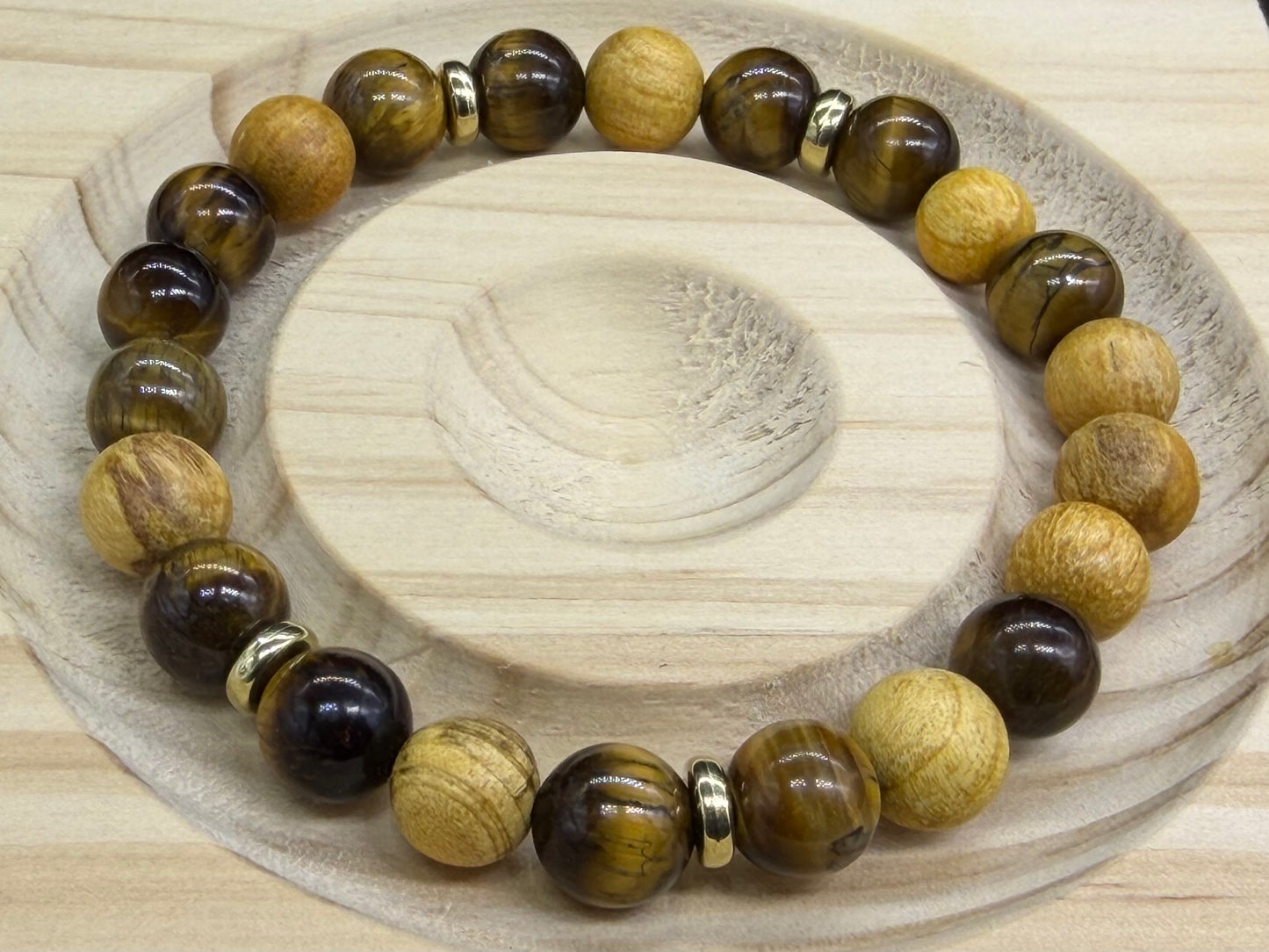 Bracelet Palo Santo Oeil de tigre