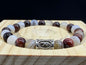 Bracelet Viking Agate du Botswana et Oeil de taureau